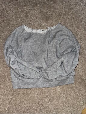 PINK Victoria's Secret Heather Gray Crewneck Sweatshirt